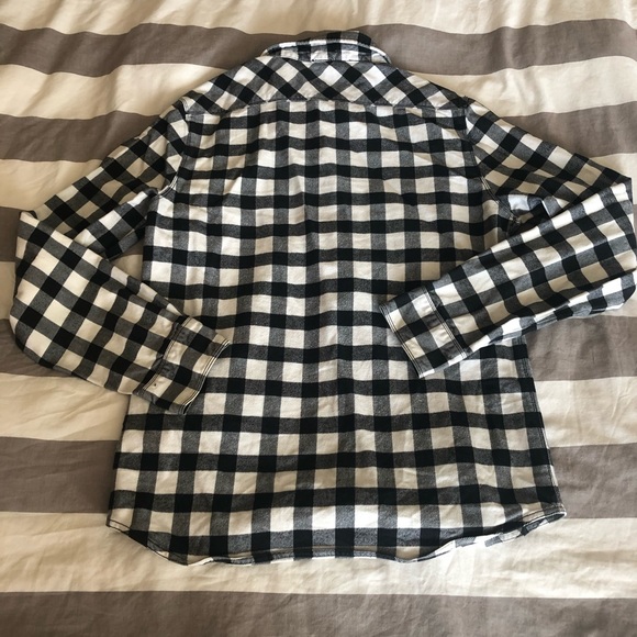 B&W Checkered Flannel - Picture 2 of 3